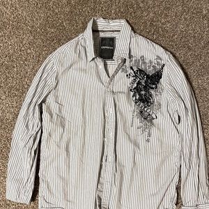 Express long sleeve button up. Size large